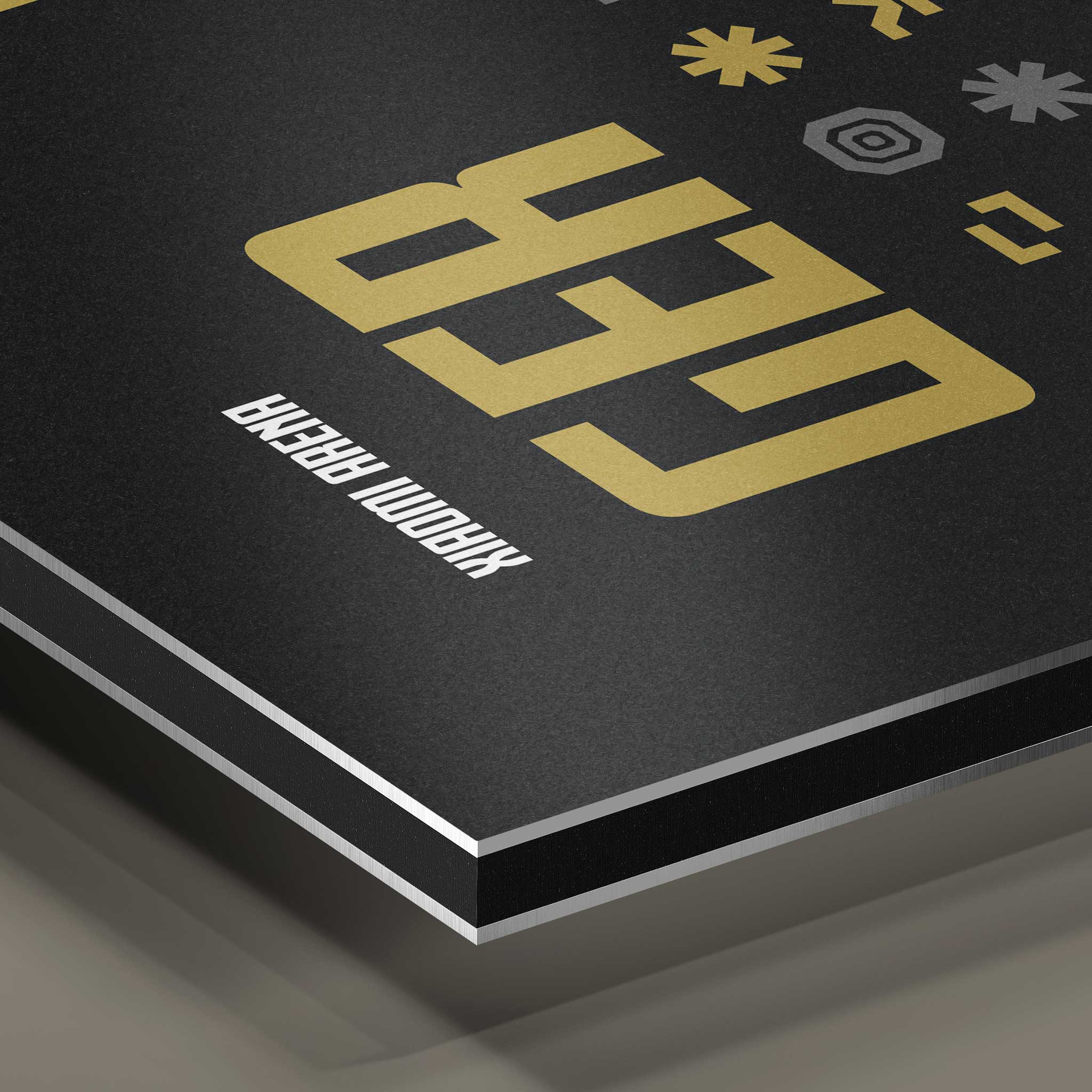 Europameister 2025 – Aluminium Druck